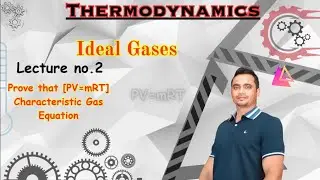 prove that PV=mRT || ideal gas equation|| characteristics gas equation|| Thermodynamics