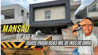 Mansão de 450 m²: R$63 Mil no INSS da Obra, Reduzimos MAIS de R$40 Mil!