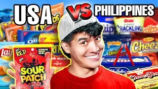 WHICH IS BETTER? | USA vs PHILIPPINES SNACKS