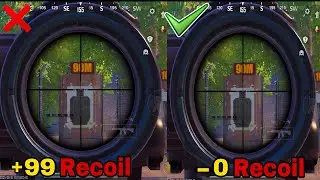 New tips.! For horizontal sensitivity and vertical sensitivity with M416 + 6x in PUBG MOBILE / BGMI