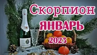 СКОРПИОН 🦂. ЯНВАРЬ 2023 год. Таро прогноз, гороскоп на месяц.