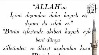 ALLAH'ımİçimi  dışımdan  daha  hayırlı