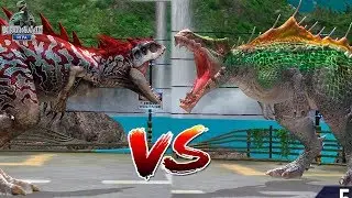 СПИНОТАЗУХ 40 против ИНДОМИНУСА Jurassic World The Game