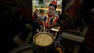Mongolian cuisine. We'll sample buuz, khushur, and Mongolian tea.
