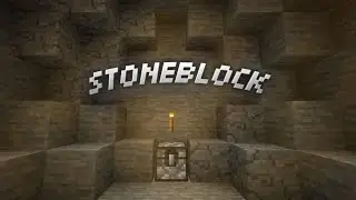 តោះមកលេង Minecraft pe map stoneblock| Ep 01