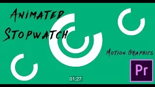 How to make an ANIMATED STOPWATCH in Adobe Premiere Pro || Animatie Flix