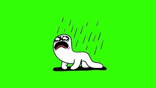 Cry Green Screen | Animated Crying GIF