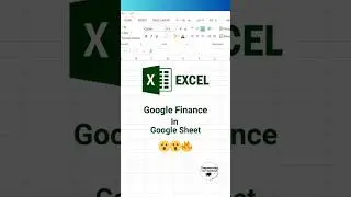 Google finance in Google sheet | Formulas | Shortcuts | #googlesheets  #currency  #exchange  #job
