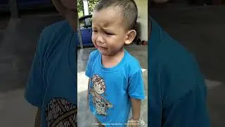ramadhan cengeng di tinggal ayah kerja