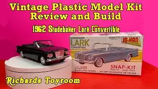 Vintage Plastic Model Kit Review and Build (Promo Style) 1962 Studebaker HD 1080p