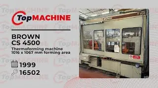 BROWN CS 4500 Thermoforming machine used