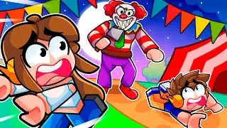 Fuja do PALHAÇO ASSASSINO no Roblox!
