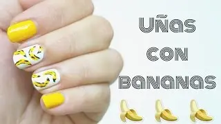 Uñas con bananas | Banana nails