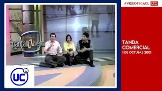 Tanda Comercial Canal 13 (1 de Octubre de 2001)