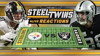 Steelers vs Raiders Week 6 LIVE REACTIONS & WATCH PARTY #Steelers #Raiders #NFLSunday #nflfootball