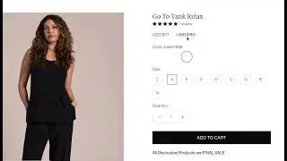 Issue on product page