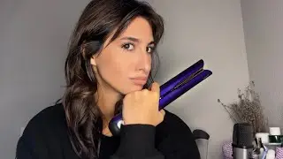 АСМР ОБЗОР НА ВЫПРЯМИТЕЛЬ ОТ DYSON / УКЛАДКА