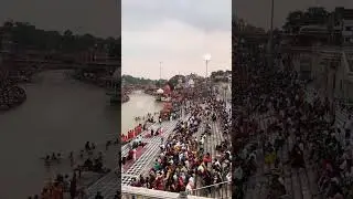 GANGA JI KI AARTI IN EVENING HARIDWAR VLOG #kawad #kawad2022