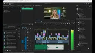 Screen recording time lapse of Ana Editing Real Estate Project in Premiere Pro and After Effects