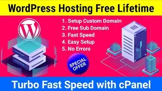 How to Get Free Web Hosting with cPanel 2021 | How to Create a Free WordPress Website