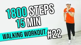 15 MIN POWER WALK • Walking Workout #22 • Keoni Tamayo
