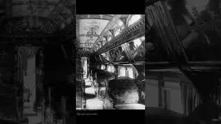 Внутри вагона поезда компании Pullman, 1890-е