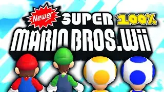 Newer Super Mario Bros Wii: The Whole 𝐀ss 100%