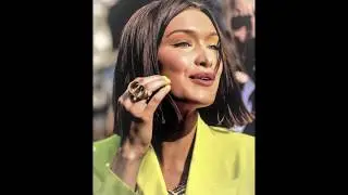 Bella Hadid - Feminin in Gelb Top Model