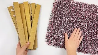 THE EASIEST WAY TO MAKE A PILE MAT! THE PERFECT YARN RUG IN TWO HOURS!