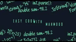 #4-String, int, double in C# by example || المتغيرات فى السى شارب