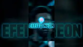 Neon Effect PicsArt photo editing mobile - Como editar foto efeito neon #tutorial #edit #picsart