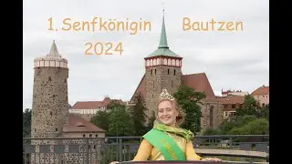 Krönung der 1. Senfkönigin Bautzen Vivien Lenz