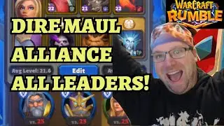 Dire Maul Dungeon Guide - Alliance Week - Jaina Maiev Tirion - Warcraft Rumble