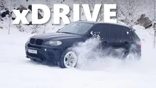 xDrive-ը ձյան վրա | BMW X5 | Snow Drifting