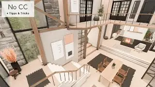 The Sims 4 Modern Home | No CC | Stop Motion Speedbuild