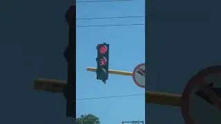 Traffic lights in Colombia. Brilliant.