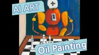 AI ART: Oil painting by AI