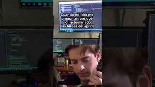 Cuando me preguntan por qué no he terminado las tareas del sprint 😅🧑‍💻👩‍💻🕷️🕸️