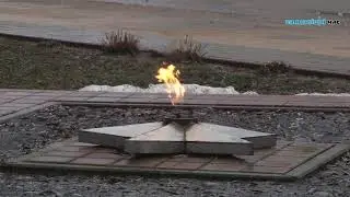 Возложение венков к памятнику погибшим воинам