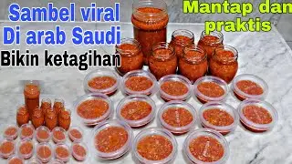 Resep sambel viral di arab Saudi // mantap dan praktis // pedes nya nampol