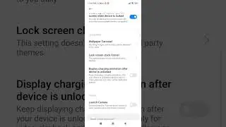 How to enable display charging animation 