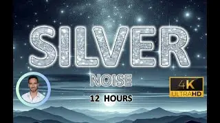Soothing Silver Noise for Deep Rest and Instant Sleep | 12 Hours | BLACK SCREEN | Anxiety Relief
