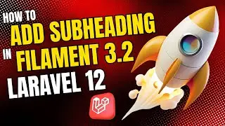 How to Add Subheading under Title in Filament 3.2 Laravel 12
