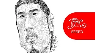 วาด ขงเบ้ง |  Kǒngmíng (caricature/speed)