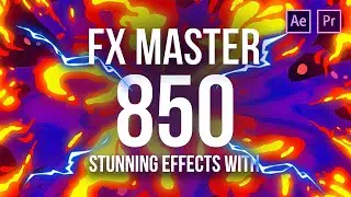 850 Cartoon Fx Elements - After Effects & Premiere Pro Template