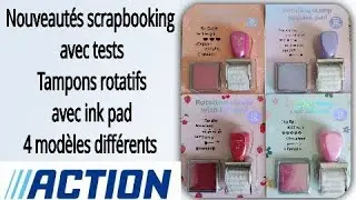 Nouveautés Scrapbooking Action avec tests haul action tuto carterie scrapbooking scrap diy