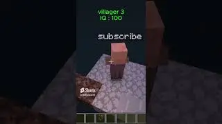 Villager IQ test #minecraft #minecraftshorts #iqtest #viralvideo #shorts #short #viral #viralshorts