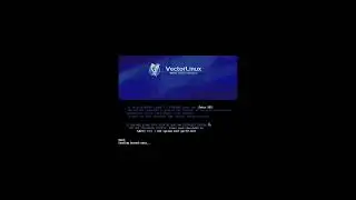 Vector Linux 7 (Slackware) Install process and first look before hardware installation and testing
