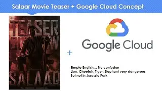 Salaar Movie Teaser + Google Cloud Concept...Learn GCP Concepts...Surprise concept towards the end