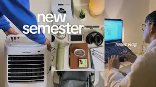 New Semester Vlog⛅️: Engineering Student, Apartment Reset, Shoppee Haul || Jett Alejo